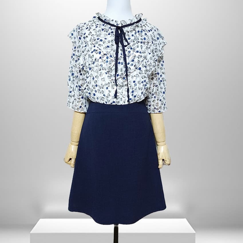Jj Jigott Frilly Flirty K-Pop Adorable Dress Korean Made Size Small